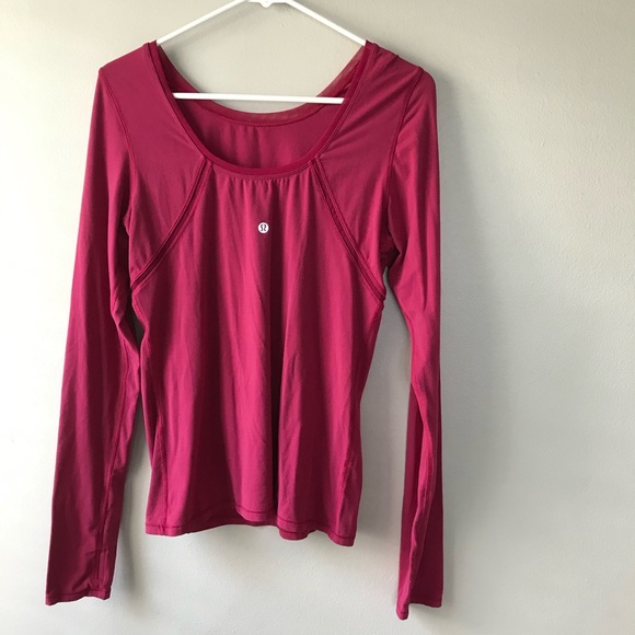 Lululemon Pink Long Sleeve Shirt - Picture 2 of 6